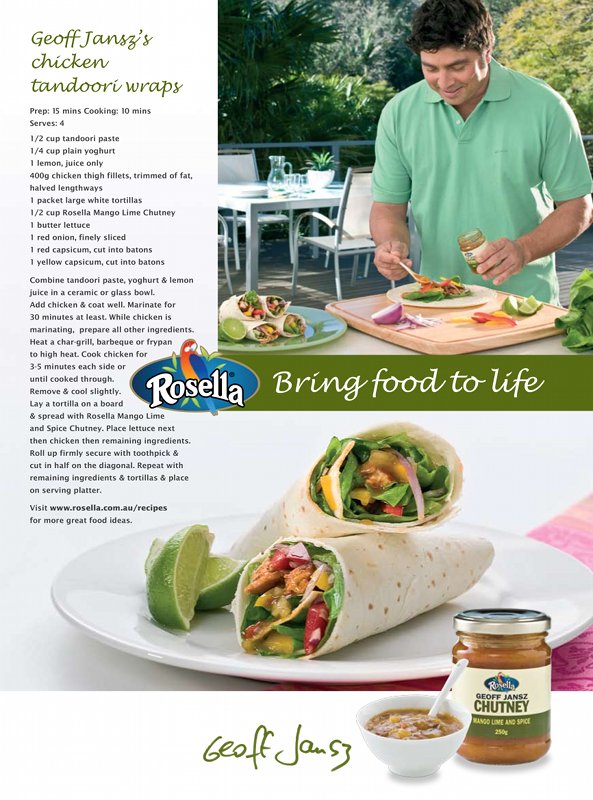 Rosella Foods Print Advertising